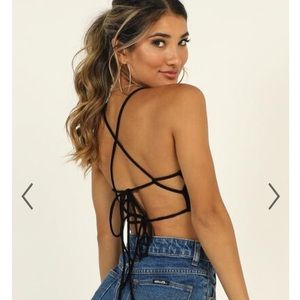 SHOWPO. Just The Way I am Crop Top size 4 US